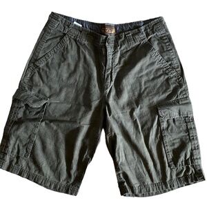 PRONTO Uomo Blue- Green Plaid Cargo Shorts- size 34